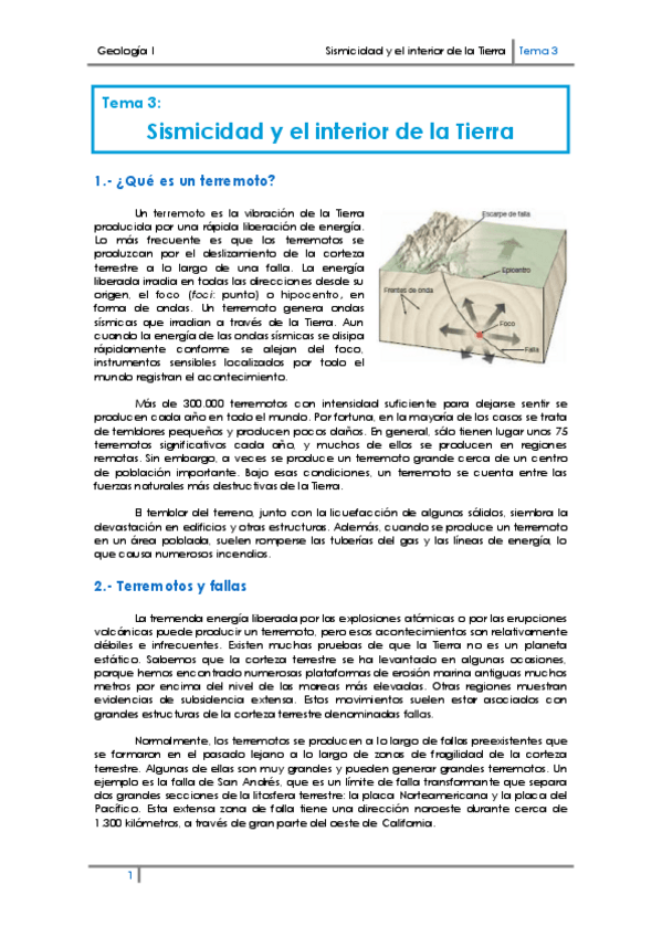 Miniatura del documento Tema 3. Sismicidad y el interior de la Tierra.pdf
