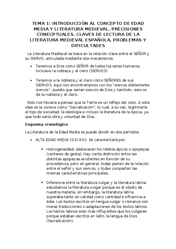 Miniatura del documento TEMA 1 literatura medieval.docx