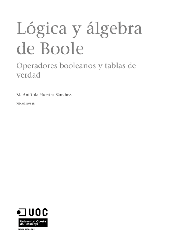 Miniatura del documento Módulo 3. Lógica y álgebra de Boole.pdf