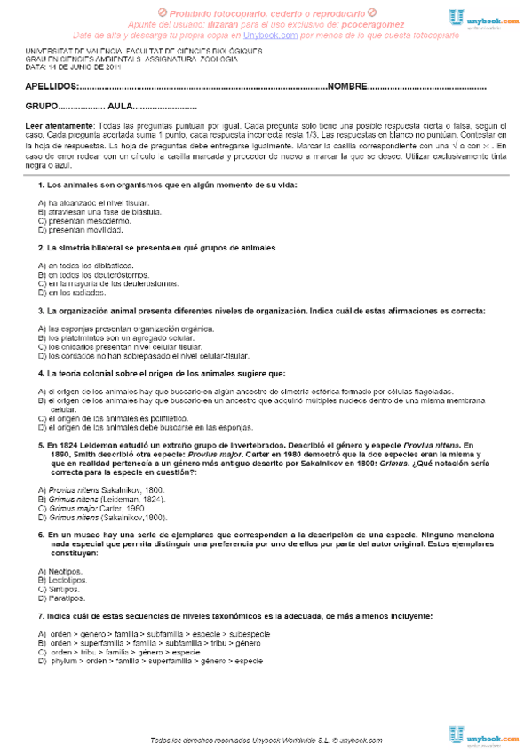 Miniatura del documento Examen Junio 2011 respondido - gratis-0fb37299437d0a68add2dc865719081d.pdf