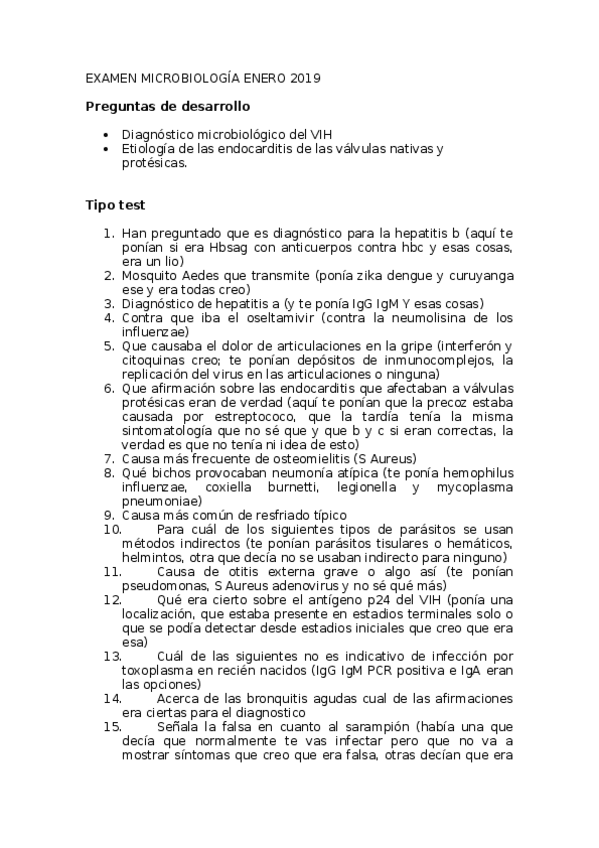 Miniatura del documento EXAMEN MICROBIOLOGÍA ENERO 2019.docx