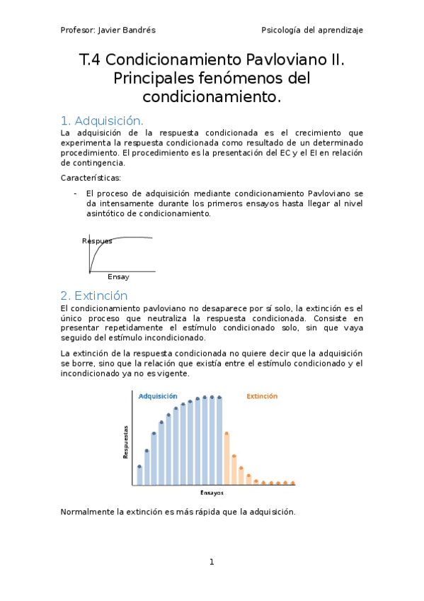 Miniatura del documento T4 Condicionamiento Pavloviano II.docx