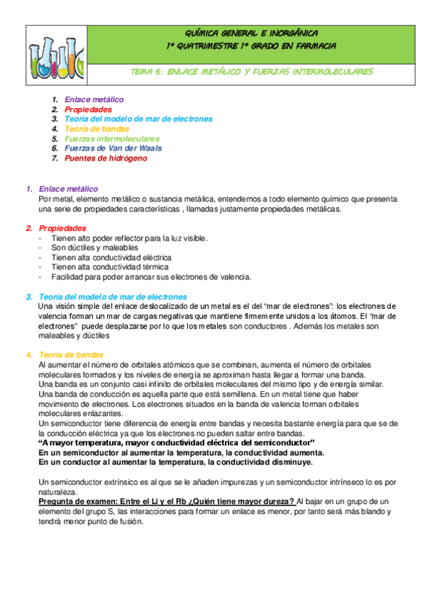 Miniatura del documento ENLACE METÁLICO Y FUERZAS INTERMOLECULARES.pdf