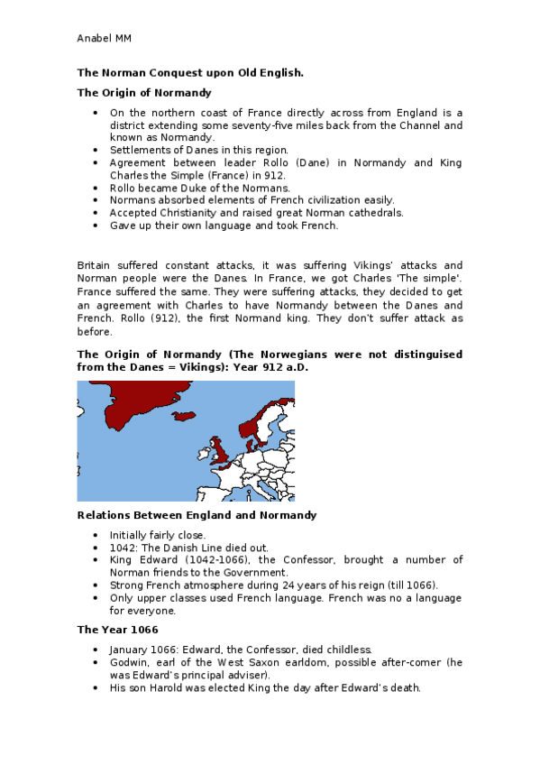 Miniatura del documento The Norman Conquest upon Old English.docx
