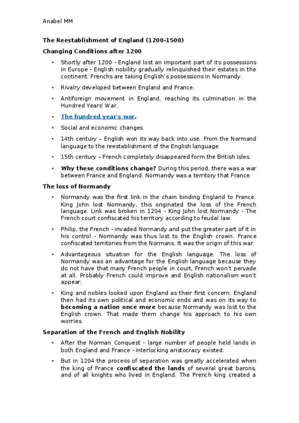 Miniatura del documento The Reestablishment of England.docx
