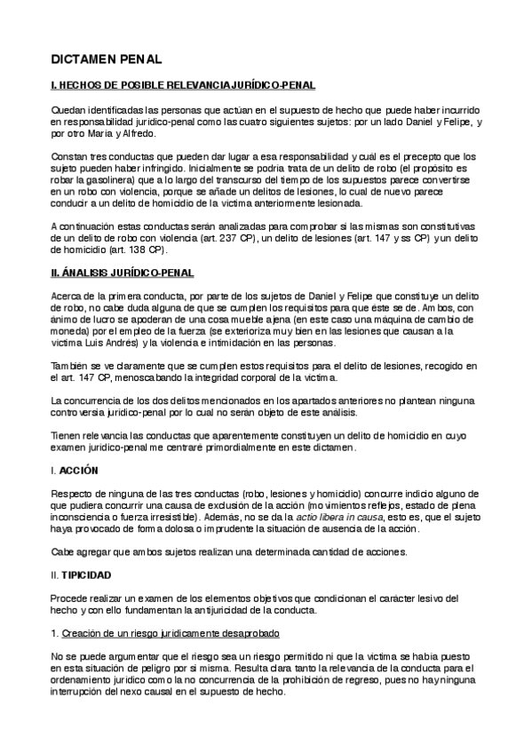 Miniatura del documento Dictamen Penal - Segunda Prueba Parcial 2017:2018.pdf