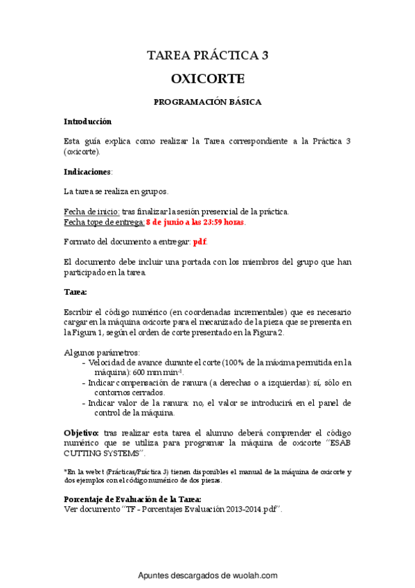 Miniatura del documento wuolah-free-TF - Tarea Oxicorte 2013-2014 (resuelto).pdf