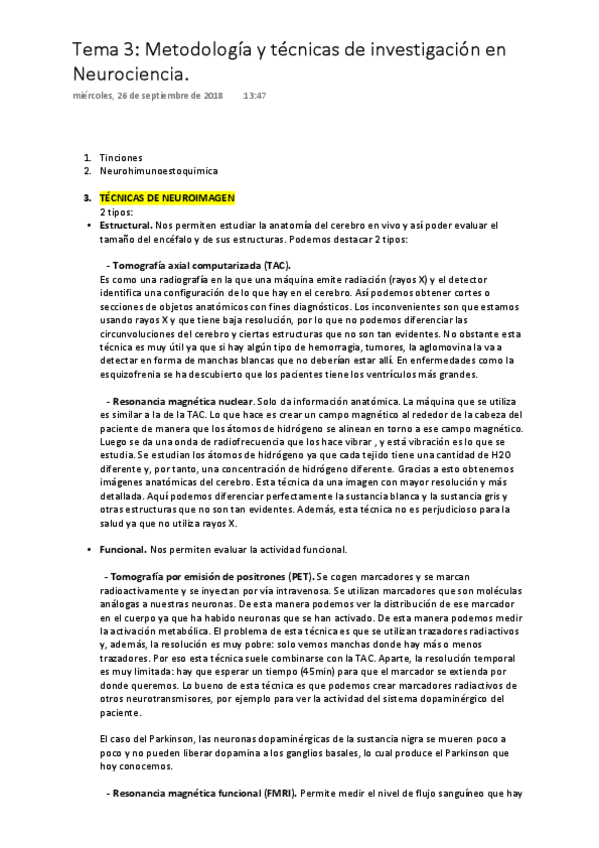 Miniatura del documento PSICOBIOLOGÍA  Tema 3. Metodología y Técnicas de investigación en Neurociencia..pdf