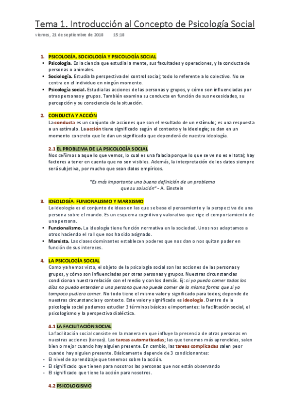 Miniatura del documento PSICOLOGÍA SOCIAL Tema 1. Introducción al Concepto de Psicología Social.pdf