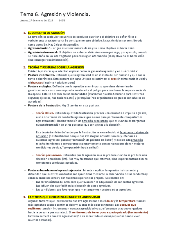 Miniatura del documento PSICOLOGÍA SOCIAL Tema 6. Agresión y Violencia.pdf