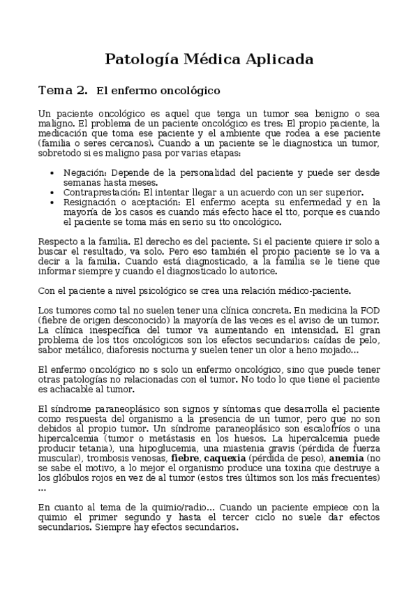 Miniatura del documento Tema 2. El paciente oncológico.docx