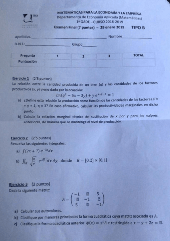 Miniatura del documento Examen 2018-19 Matematicas..pdf