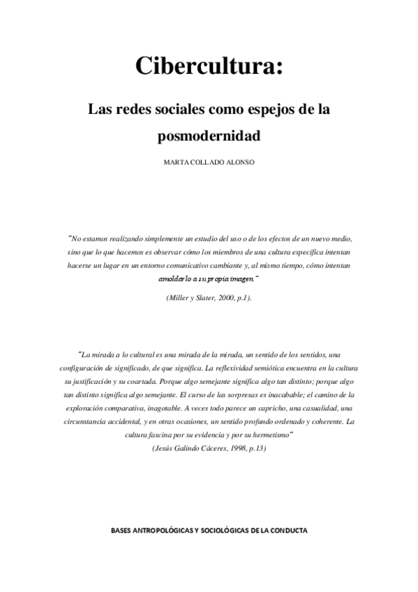 Miniatura del documento Cibercultura y redes sociales. MARTA COLLADO ALONSO.pdf