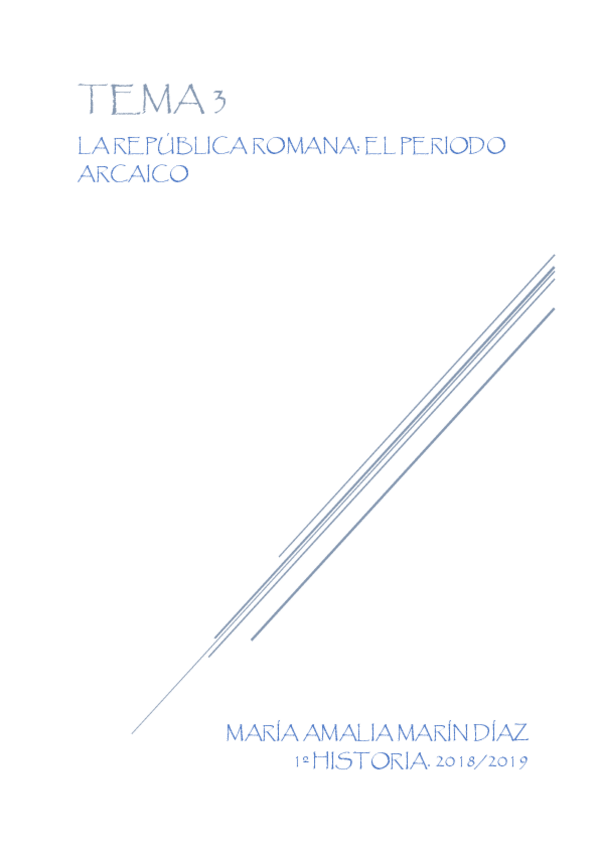 Miniatura del documento Tema 3. La republica romana. El periodo arcaico.pdf
