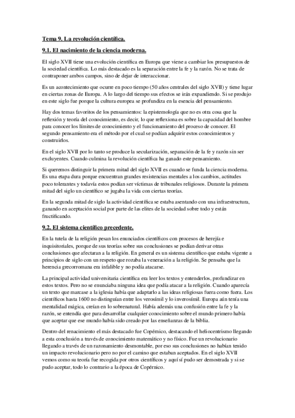 Miniatura del documento Tema 9. La revolución científica.docx