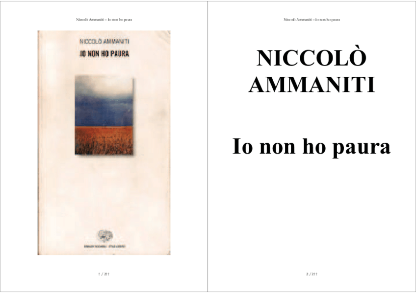 Miniatura del documento Io non ho paura.pdf