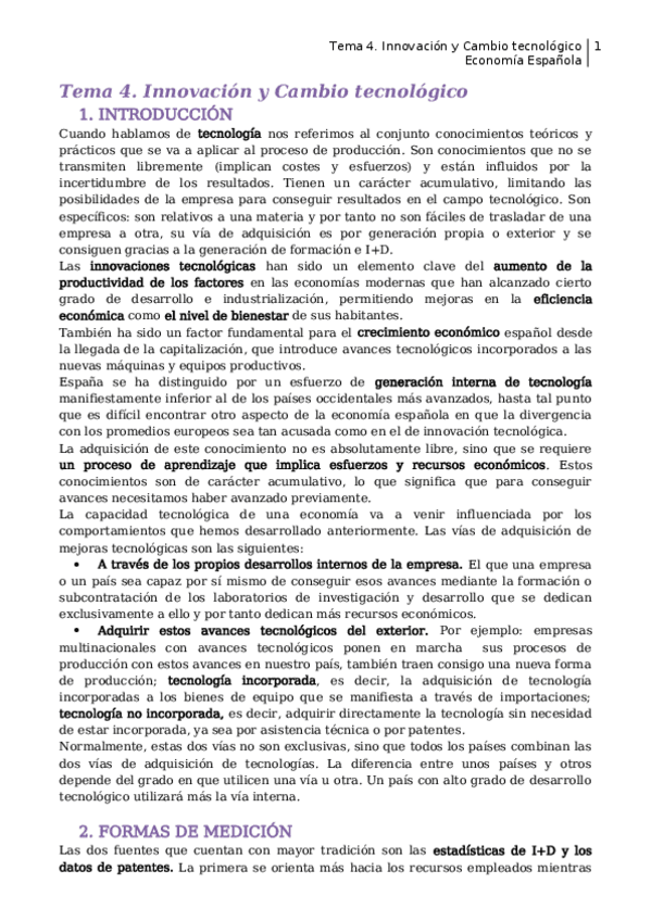 Miniatura del documento Tema 4. Innovación y Cambio Tecnológico.docx