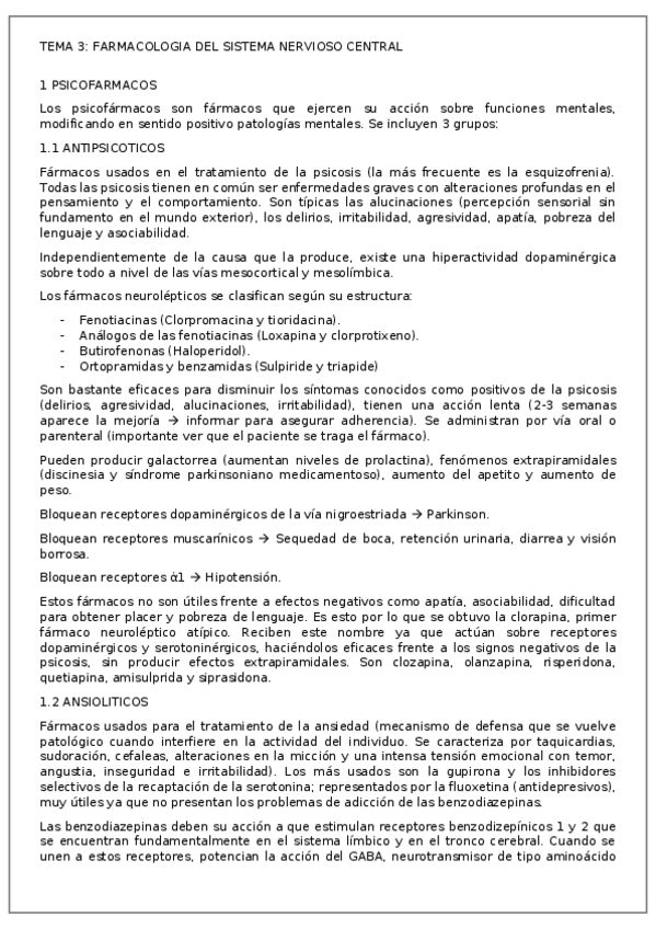 Miniatura del documento Tema 3 Farmacologia.docx