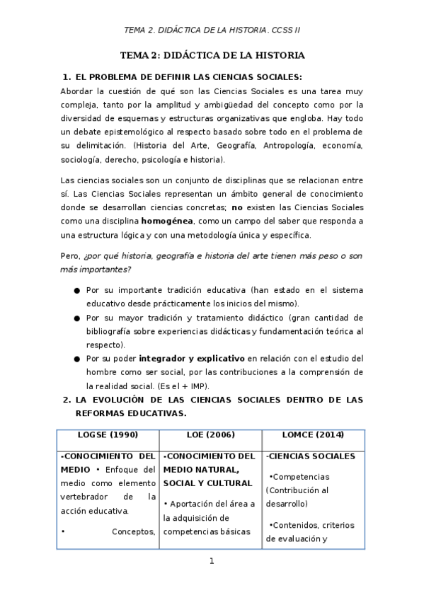 Miniatura del documento TEMA 2. DIDÁCTICA DE LA HISTORIA.docx