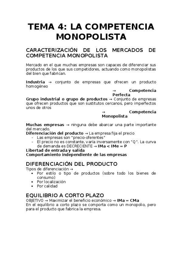 Miniatura del documento Tema 4 - La Competencia Monopolista.docx