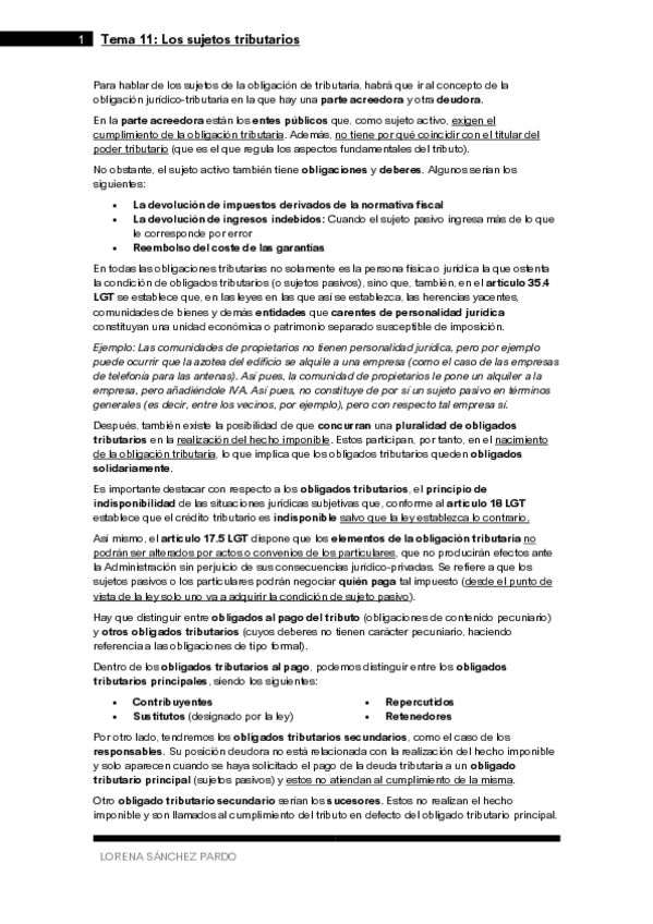 Miniatura del documento Tema 11 - Los sujetos tributarios.pdf