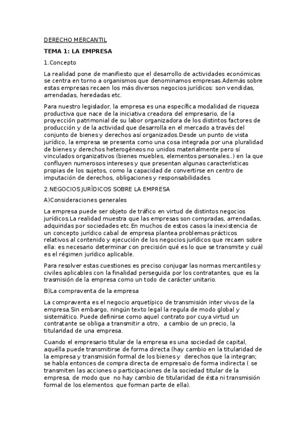 Miniatura del documento DERECHO DE LA EMPRESA 1 PARCIAL (SAQUÉ UN 9).docx