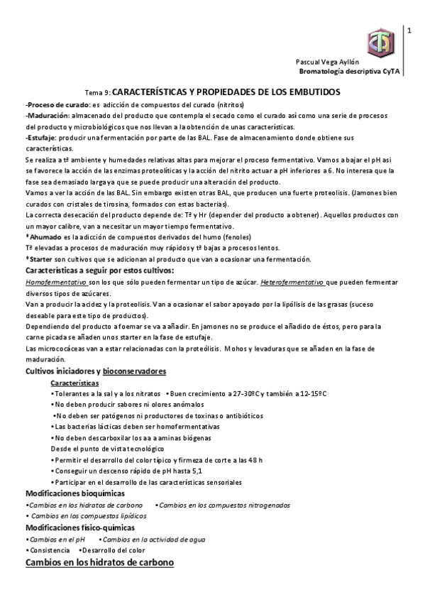 Miniatura del documento Tema 9 Características y propiedades de embutidos .pdf