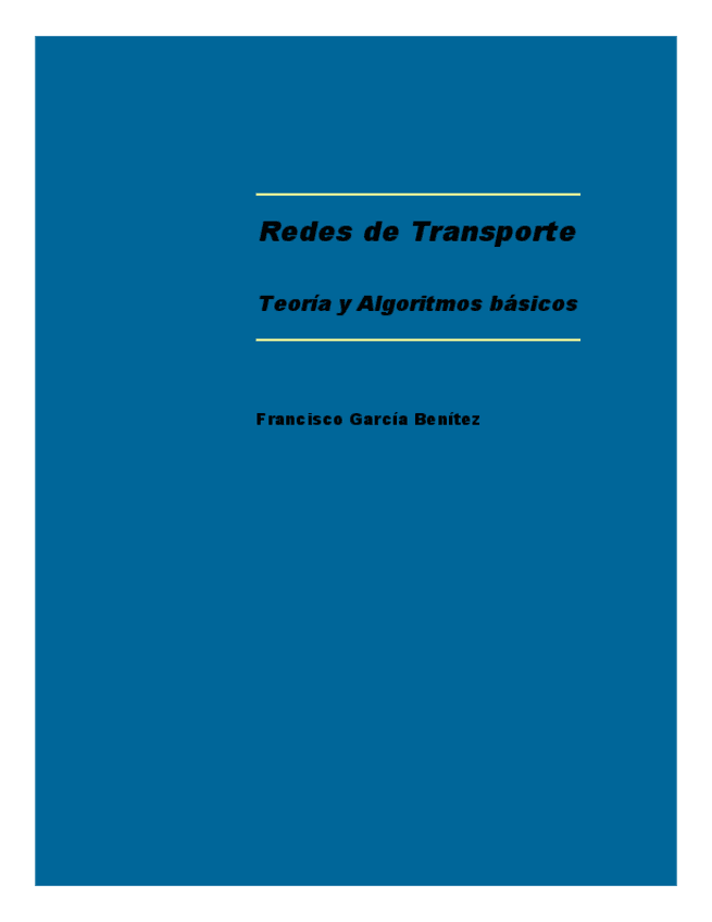 Miniatura del documento Redes de Transporte - Francisco García Benítez.pdf