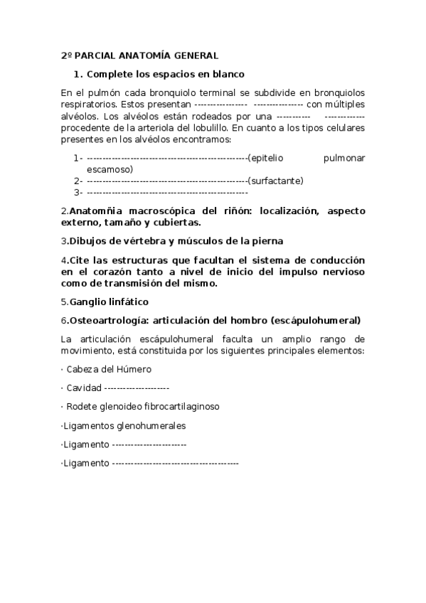 Miniatura del documento 2º PARCIAL ANATOMÍA GENERAL.docx