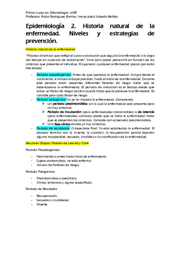 Miniatura del documento Epidemiología 2. Historia y Niveles..pdf