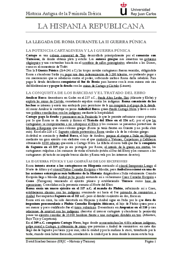 Miniatura del documento TEMA 3 - La Hispania Republicana.pdf