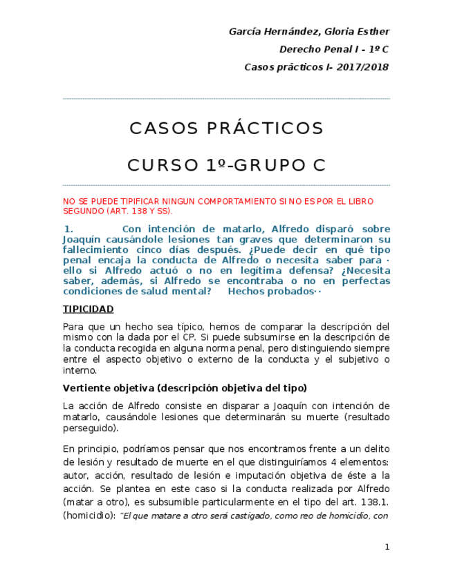 Miniatura del documento 1 Casos Prácticos Penal corregidos.docx