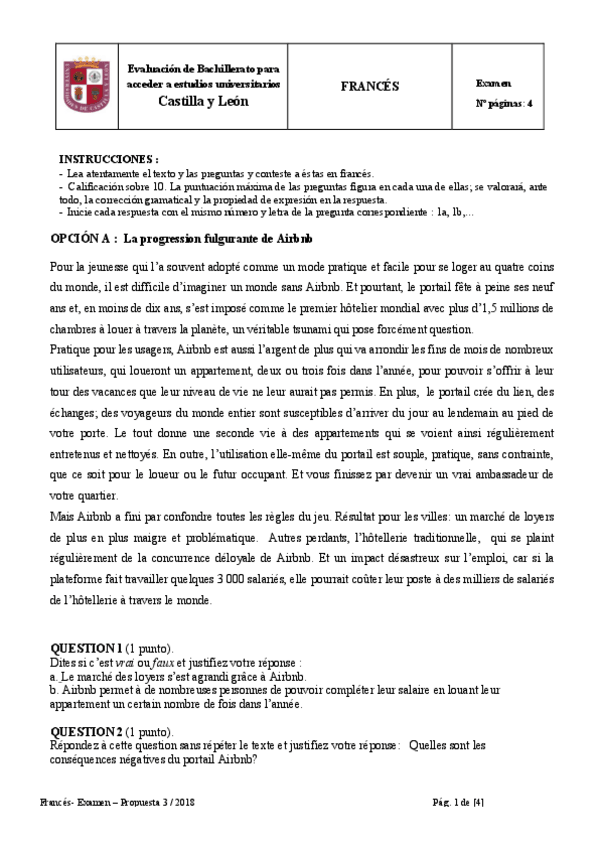 Miniatura del documento Examen Francés de Castilla y León AIRBNB RESUELTO.pdf