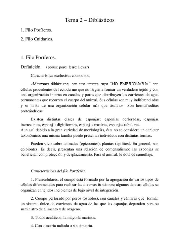 Miniatura del documento Tema 2 - Diblásticos.pdf