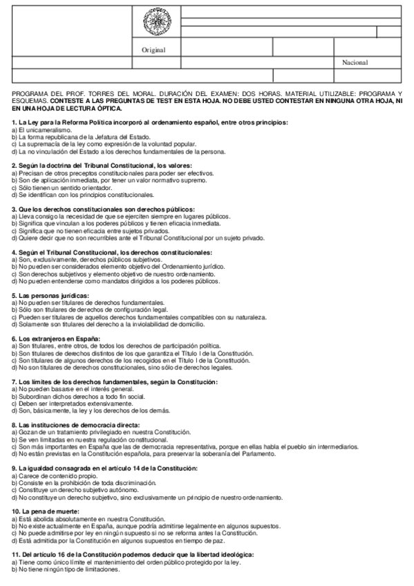 Miniatura del documento D. Constitucional - examen test.pdf