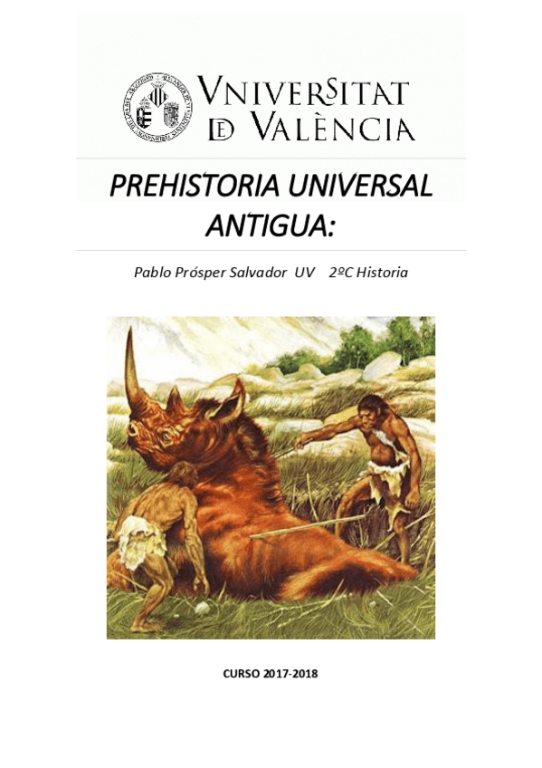 Miniatura del documento Apuntes Prehistoria Universal Antigua.pdf