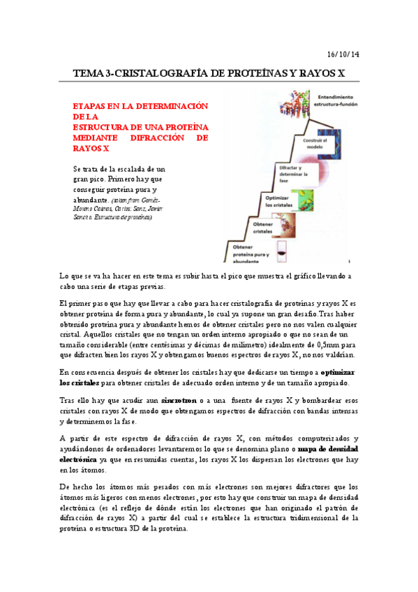 Miniatura del documento TEMA 3 Cristalografía de proteínas y rayos X definitivo.pdf
