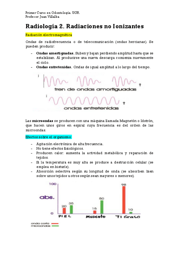Miniatura del documento Radiología 2. Radiaciones no Ionizantes..pdf