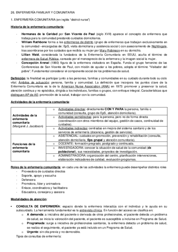 Miniatura del documento PREPARACIÓN EIR - 26. ENFERMERÍA FAMILIAR Y COMUNITARIA.docx