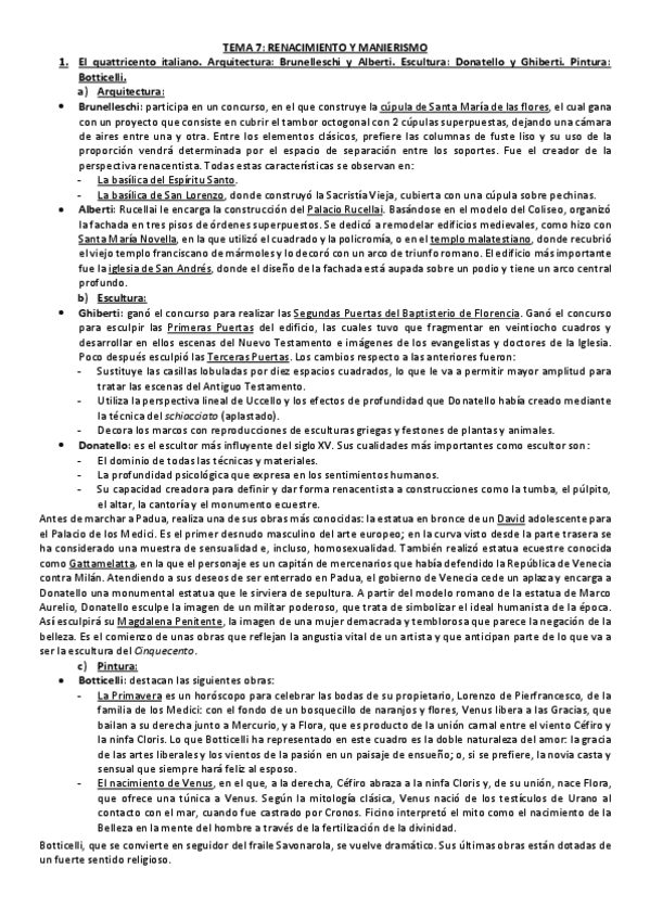 Miniatura del documento Tema 7. Renacimiento y manierismo.pdf