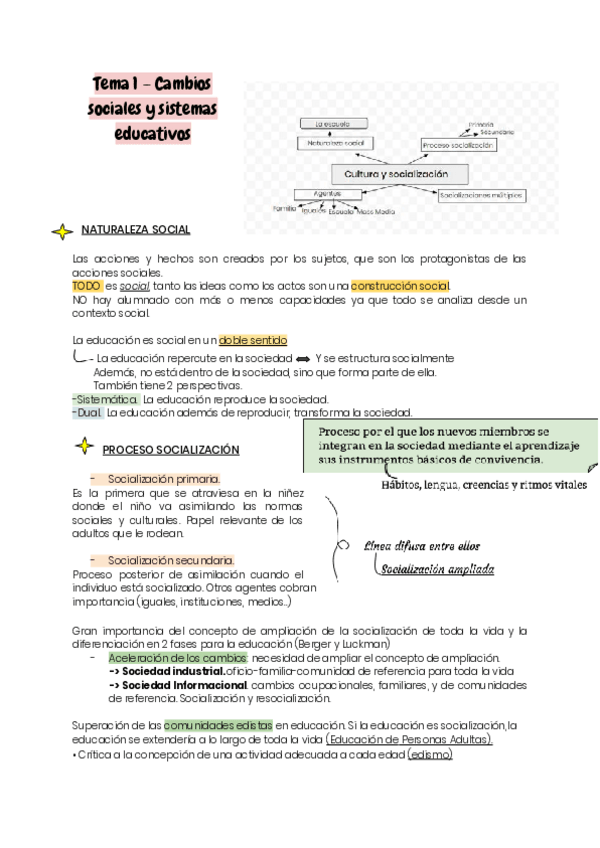 Miniatura del documento Tema 1 - Cambios sociales y sistemas educativos (2).pdf