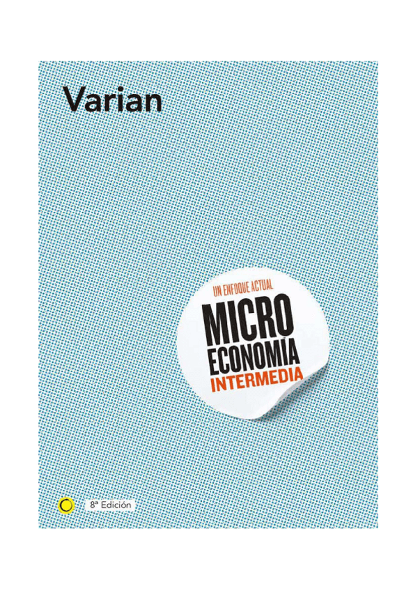 Miniatura del documento libro microeconomia Varian .pdf