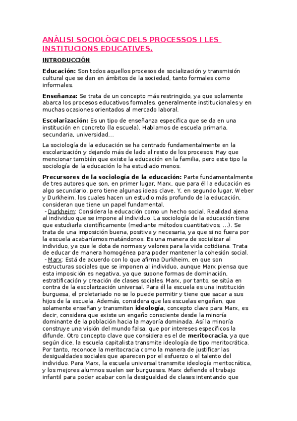 Miniatura del documento ANÀLISI SOCIOLÒGIC DELS PROCESSOS I LES INSTITUCIONS EDUCATIVES.docx