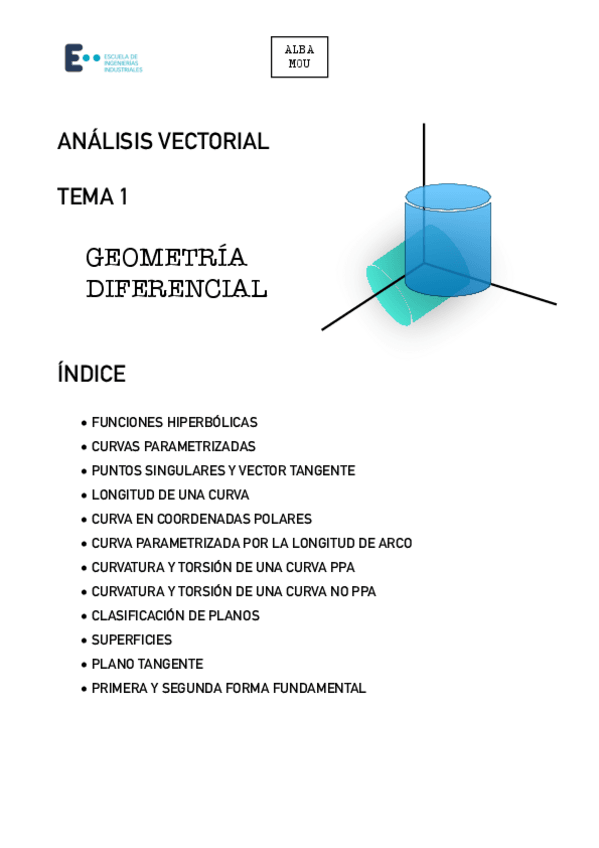 Miniatura del documento TEMA 1 - GEOMETRÍA DIFERENCIAL.pdf
