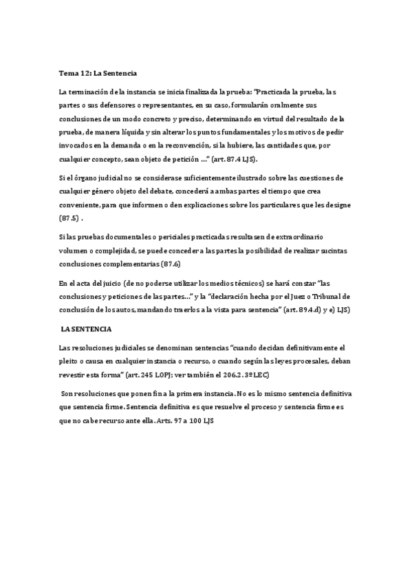Miniatura del documento Tema 12 La Sentencia.pdf