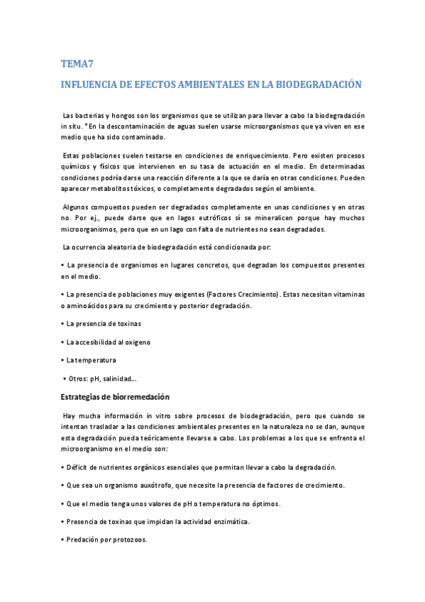 Miniatura del documento TEMA 7. INFLUENCIA DE EFECTOS AMBIENTALES EN LA BIODEGRADACIÓN.pdf