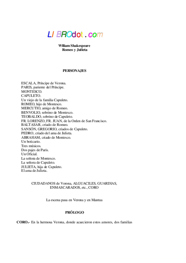 Miniatura del documento 2. William Shakespeare. Romeo y Julieta.pdf