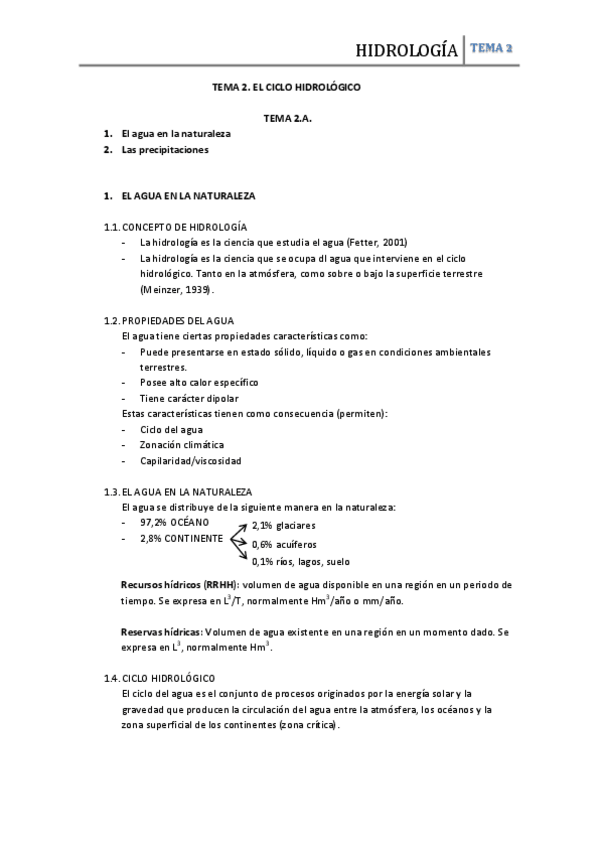 Miniatura del documento Tema 2 Hidrología..pdf