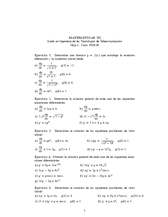 Miniatura del documento BOLETIN TEMA 1 MATEMATICAS III RESUELTO AÑO 2018-19.pdf