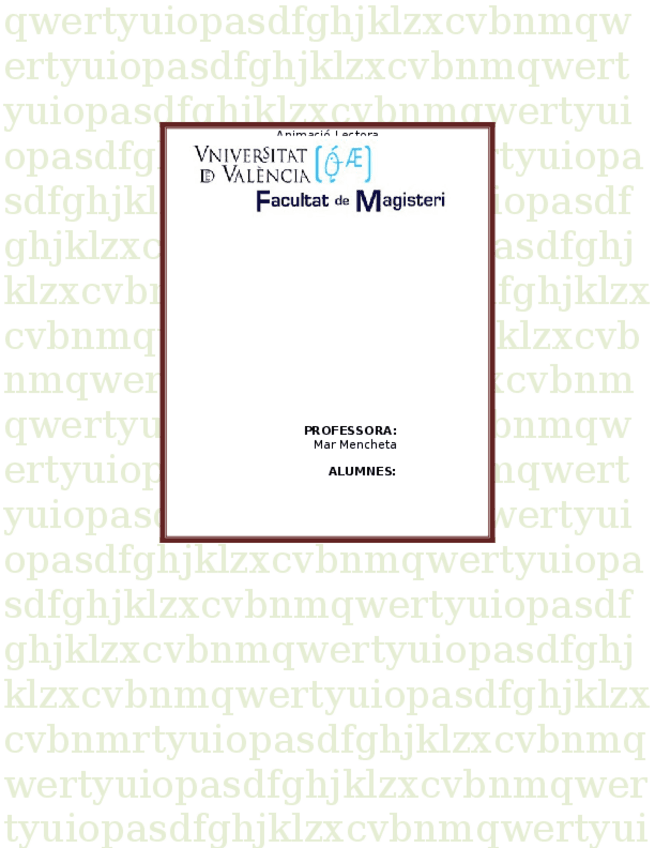 Miniatura del documento ANIMACIÓ LECTORA QUINES BÈSTIES! 2C.docx